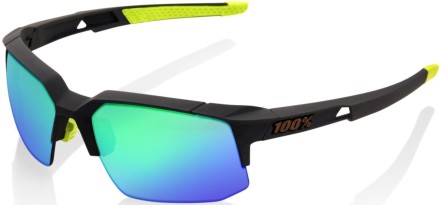Sluneční brýle 100% Speedcoupe - Soft Tact Cool Grey / Green Multilayer Mirror Lens