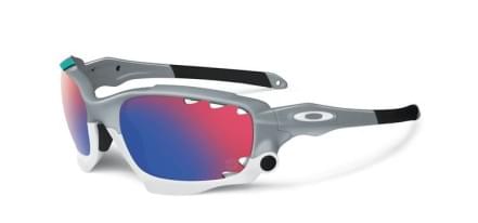 Sluneční brýle Oakley Racing Jacket - Fog/Positive Red Iridium/Black Iridium