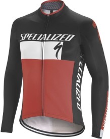 Cyklistický dres Specialized Element Rbx Comp Logo Jersey LS - black/white/red