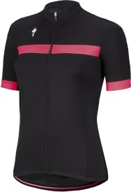 Dámský cyklistický dres Specialized Rbx Sport Jersey SS Wmn - black/acid red