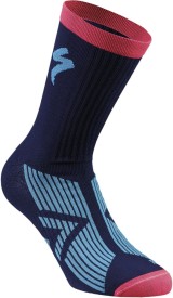 Cyklistické ponožky Specialized Sl Elite Summer Sock - blue/neon blue/acid red
