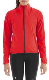 Dámská cyklistická bunda Specialized Women's Deflect H2O Pac Jacket - rocket red