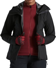 Dámská cyklistická bunda Specialized Women's Trail-Series Rain Jacket - black