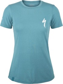 Dámské tričko Specialized S-Logo Tee SS Womens - dusty turquoise