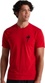 Pánské tričko Specialized S-Logo Tee SS Men - flo red