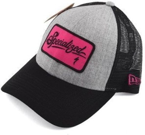 Kšiltovka Specialized Trucker Snapback Hat - heather gray/black/bright pink