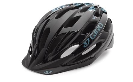 Cyklistická helma Giro Revel - black/industrial green floral
