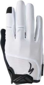 Cyklistické rukavice Specialized Men's Body Geometry Dual Gel Glove Long Finger - white