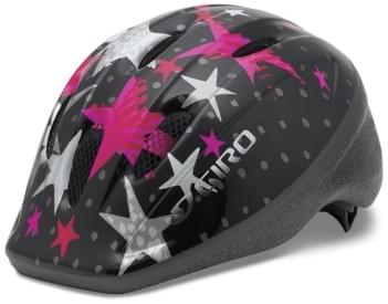 Dětská cyklistická přilba Giro Rodeo Black/Pink Stars