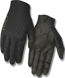 Cyklistické rukavice Giro Rivet CS Black/Olive