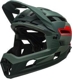 Cyklistická helma Bell Super Air R Spherical-Mat/Glos Green/Infrared