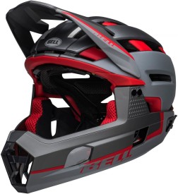 Cyklistická helma Bell Super Air R Spherical-Mat Grey/Red