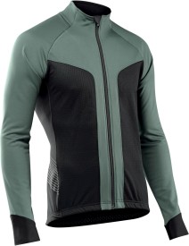 Cyklistická bunda Northwave Reload Jacket Selective Protection  - green for./blk