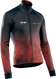 Cyklistická bunda Northwave Blade 3 Jacket Total Protection  - red/black