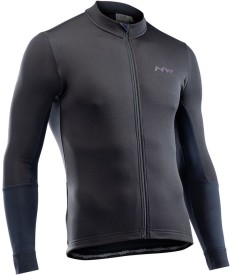 Zimní cyklistický dres Northwave Extreme Polar Jersey LS - black