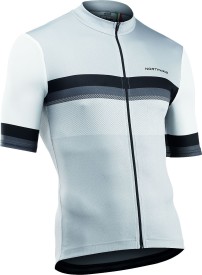 Pánský cyklo dres Northwave Origin Jersey Short Sleeve - white/gray