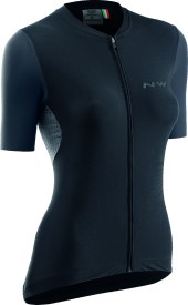 Dámský cyklo dres Northwave Extreme Woman Jersey Short Sleeve - black/gray