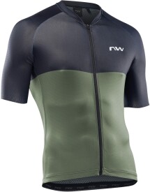Cyklistický dres Northwave Blade Jersey Short Sleeve - Forest Green
