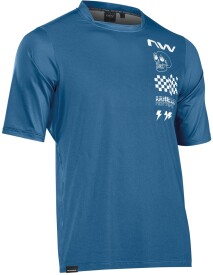 Cyklistický dres Northwave Bomb Jersey  Short Sleeve - Deep Blue