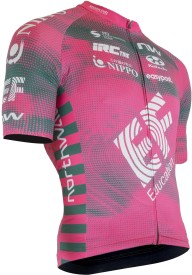 Cyklistický dres Northwave Education First-Nippo Dev Jersey 22 - pink/green