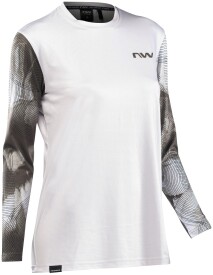 Dámský dres Northwave Xtrail Woman Long Sleeve Jersey - Light Grey