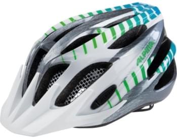 Dětská cyklistická helma Alpina Fb Jr. 2.0 Flash - white/steelgrey/gradient