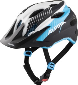 Dětská cyklistická helma Alpina Carapax Jr. - white/black blue