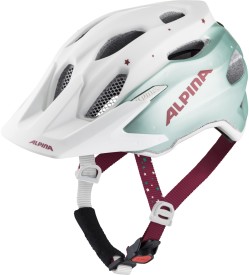 Dětská cyklistická helma Alpina Carapax Jr. - pistachio/cherry