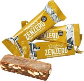 Energetická tyčinka Veloforte Zenzero Energy Bar - Lemon, Ginger, Pistachios