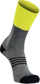 Zimní cyklistické ponožky Northwave Extreme Pro High Sock - grey/yellow fluo