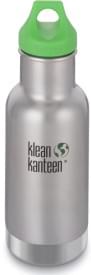 Dětská nerezová termolahev Klean Kanteen Insulated Kid Classic w/Kid Loop Cap - brushed stainless 355 ml