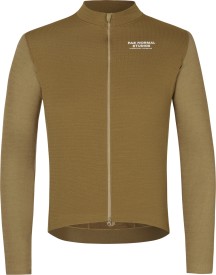 Cyklistický dres s dlouhým rukávem Pas Normal Studios Escapism Wool Long Sleeve Jersey - Cinnamon