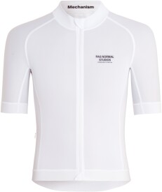 Cyklistický dres Pas Normal Studios Mens Mechanism Jersey - White