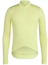 Pánský cyklistický zateplený dres Rapha Men's Pro Team Long Sleeve Thermal Jersey - Lime Green/Green
