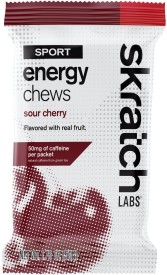 Skratch Labs Energy Chews Fruit Drop - Třešně