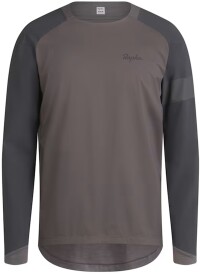 Pánský cyklistický dres Rapha Men's Trail Windblock Jersey - Mushroom / Grey