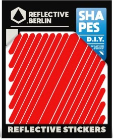 Reflexní nálepky Reflective Berlin Reflective Shapes - Universal - red