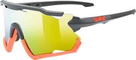 Sluneční brýle Uvex Sportstyle 228 - grey orange mat/mirror orange