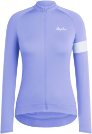 Dámský cyklistický dres Rapha Women's Core Long Sleeve Jersey - Lilac/White