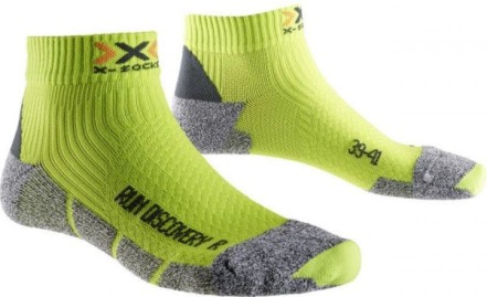 Ponožky X-Socks Run Discovery - green lime/grey