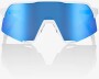Sluneční brýle 100% S3 - Matte White - Hiper Blue Multilayer Mirror Lens