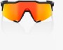 Sluneční brýle 100% Speedcraft - Soft Tact Black - Hiper Red Multilayer Mirror Lens