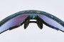 Sluneční brýle 100% Speedcraft - Black Holographic/Hiper blue Multilayer Mirror Lens