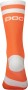 Cyklistické ponožky POC Lure MTB Sock Long - zink orange/hydrogen white