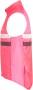 Pánská cyklistická vesta Rapha Men's Brevet Gilet - High-Vis Pink/Dark Navy/White