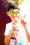 Dětské sluneční brýle Shadez Designers - Leaf Print Green