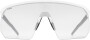 Sluneční brýle Uvex Pace One V – white matt/litemirror silver