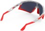 Sluneční brýle Rudy Project Defender - white gloss/ red fluo/multilaser red
